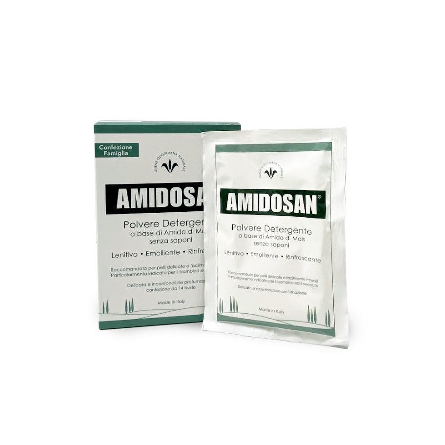 Amidosan Poudre Lustrante Apaisante Émolliente Rafraîchissante 14 Sachets de 40 g
