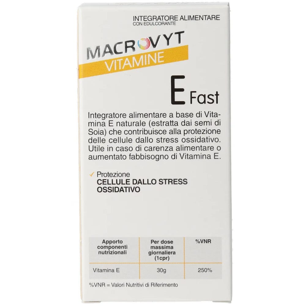 Macrovyt Vitamina E Fast 40 Compresse