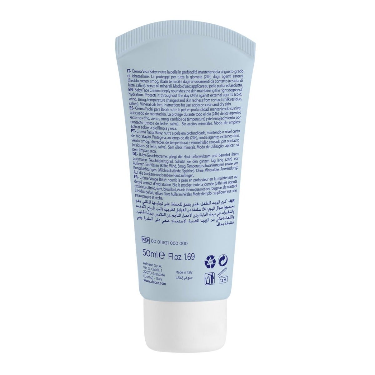 Chicco Natural Sensation Crème Visage 50 ml 0 mois+