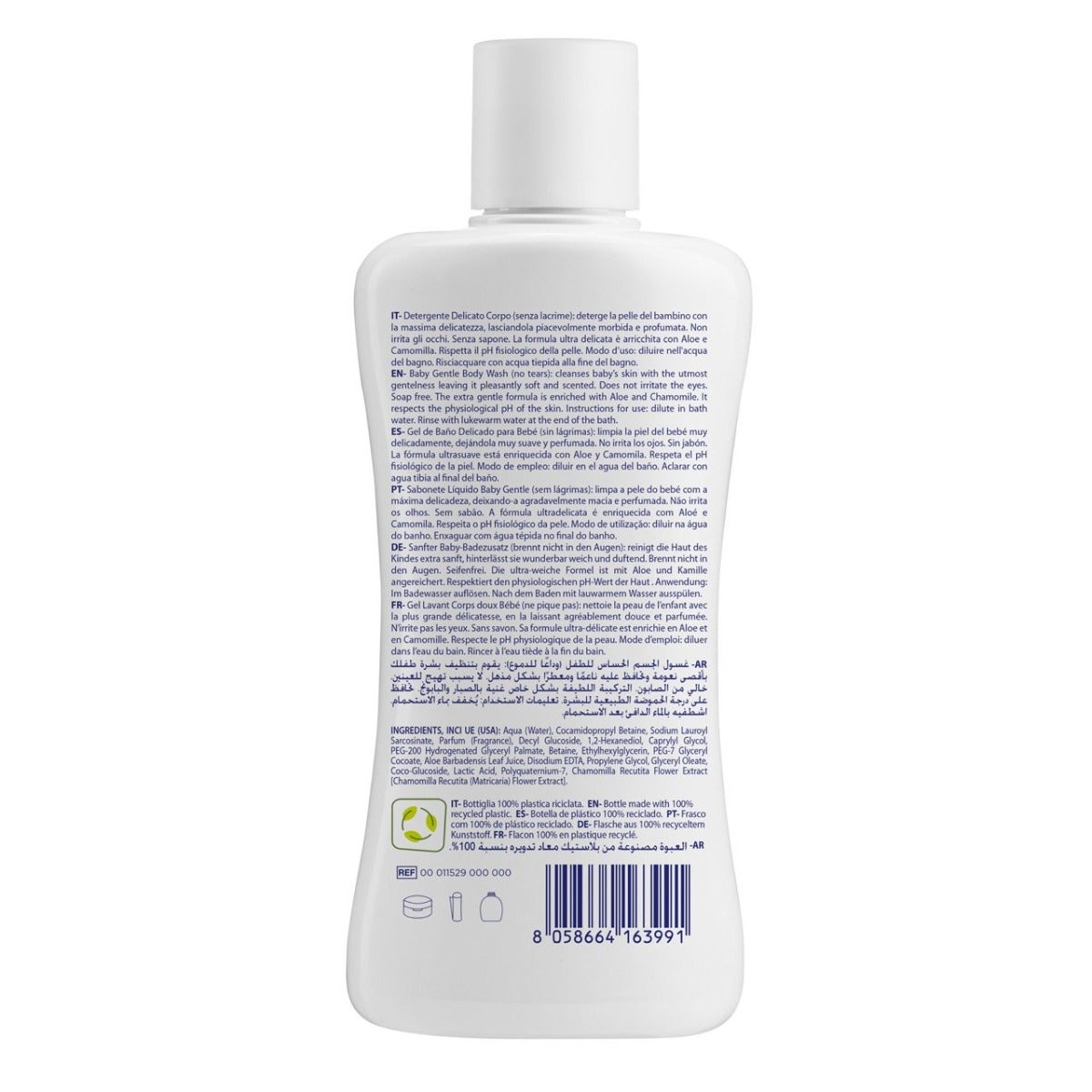 Chicco Natural Sensation Baby Detergente Corpo Delicato 200ml 0Mesi+