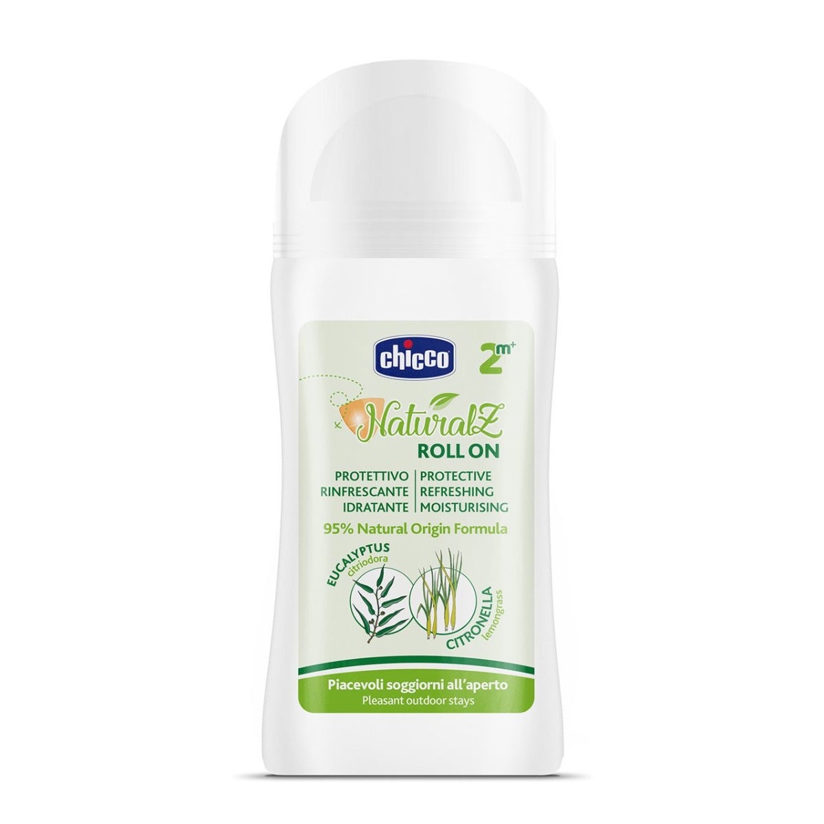Chicco Roll-On Naturalz Anti-moustiques Protecteur & Rafraîchissant 60 ml 2 ans+