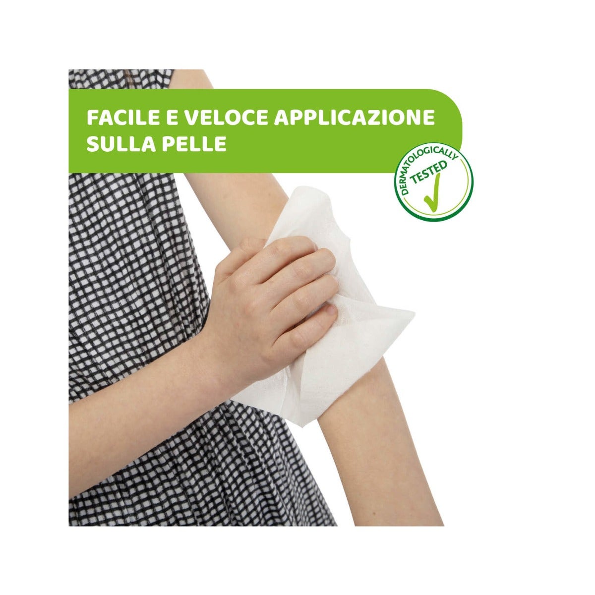 Chicco Lingettes anti-moustiques protectrices et rafraîchissantes, 20 pièces, 2 ans et plus