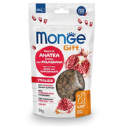 Monge Meat Minis Snacks stérilisés pour chats au canard frais et à la grenade 50 g