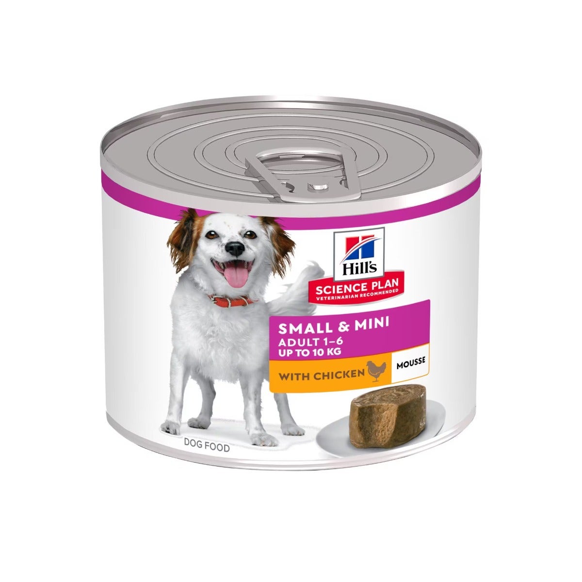 Hill's Science Small&Mini Mousse Adult Nourriture pour chiens au poulet, boîte de 200 g