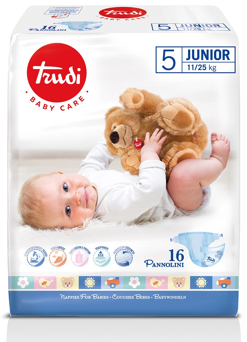 Trudi Baby Care Couches pour enfants Junior 11/25 kg, 16 pièces