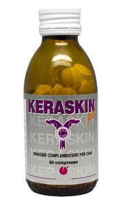 Keraskin Aliment complémentaire pour chiens 80 comprimés