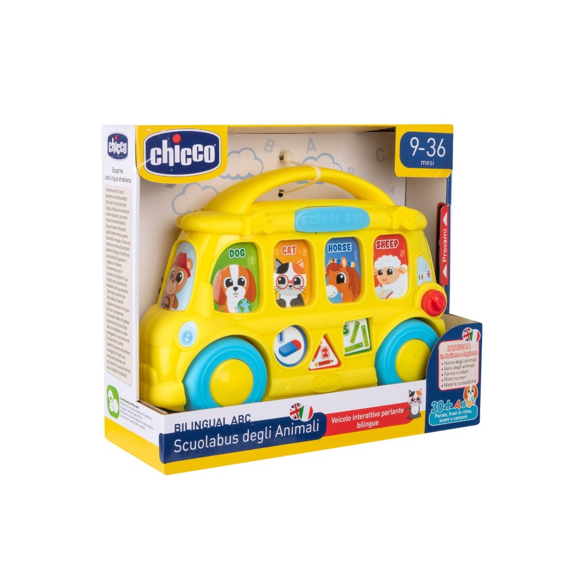 Chicco Gioco Scuolabus Parlante ABC 9-36 Mesi