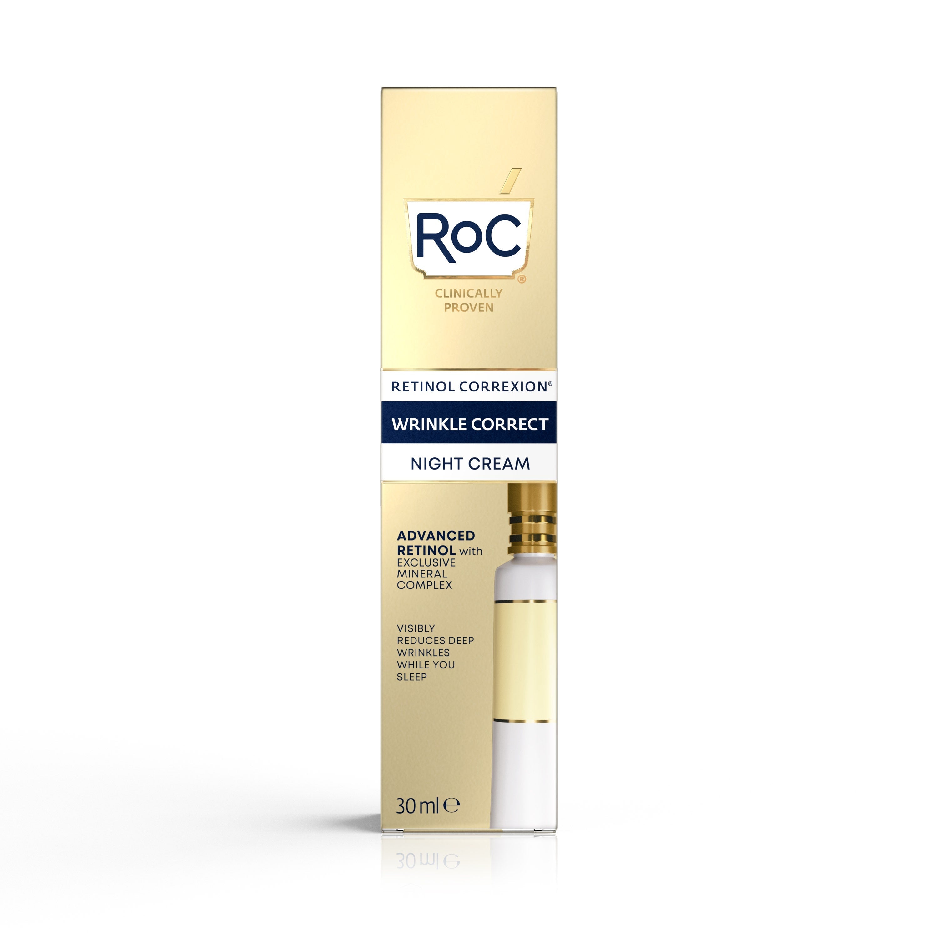 Roc Retinol Correxion Wrinkle Correct Crème de nuit intensive pour le visage 30 ml