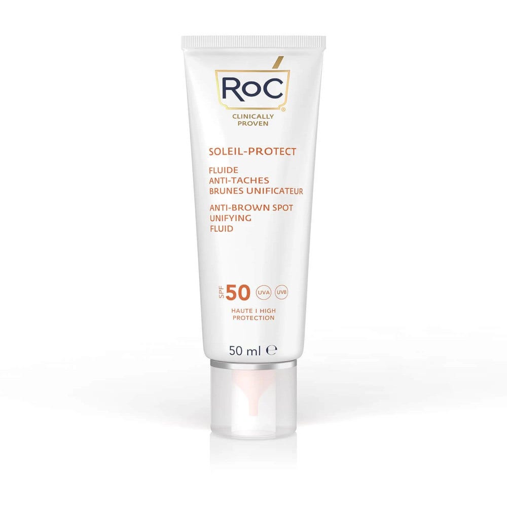 Roc Fluide solaire visage anti-taches unifiant SPF50+ 50 ml