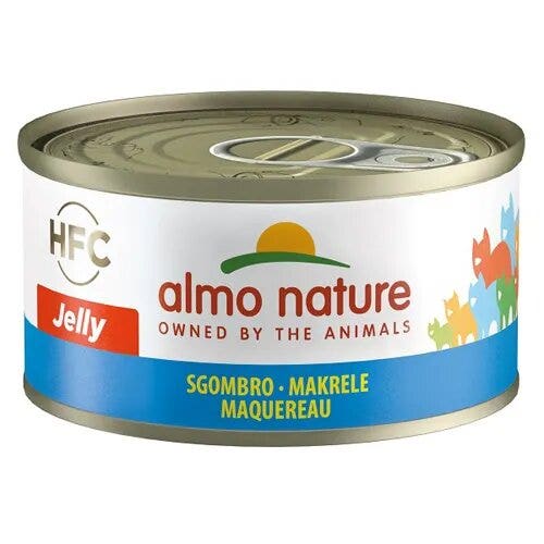 Almo Nature HFC Jelly Nourriture humide au maquereau pour chats adultes 70 g
