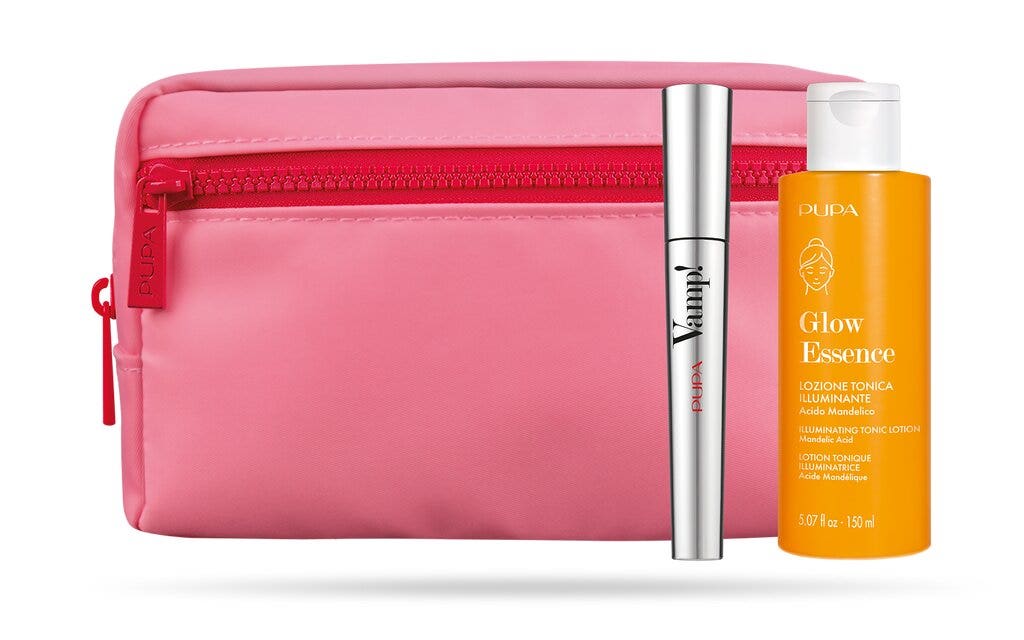 Pupa Kit Vamp ! Mascara + Lotion Tonique Glow Essence