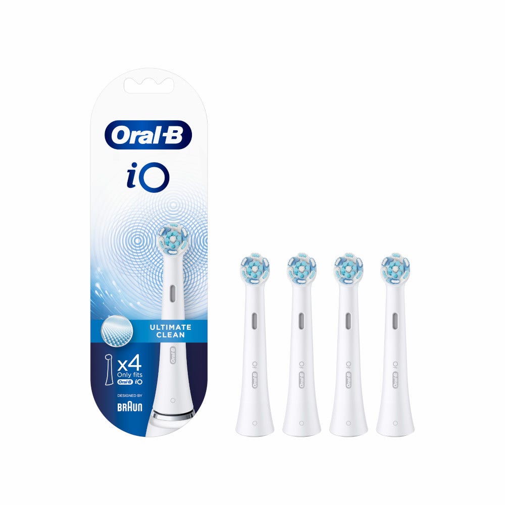Oral B Testine Di Ricambio Io Ultimate Clean Bianche 4 Pezzi