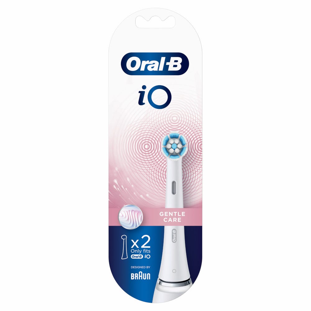 Oral-B Testine Di Ricambio Io Gentle Care Bianche 2 Pezzi