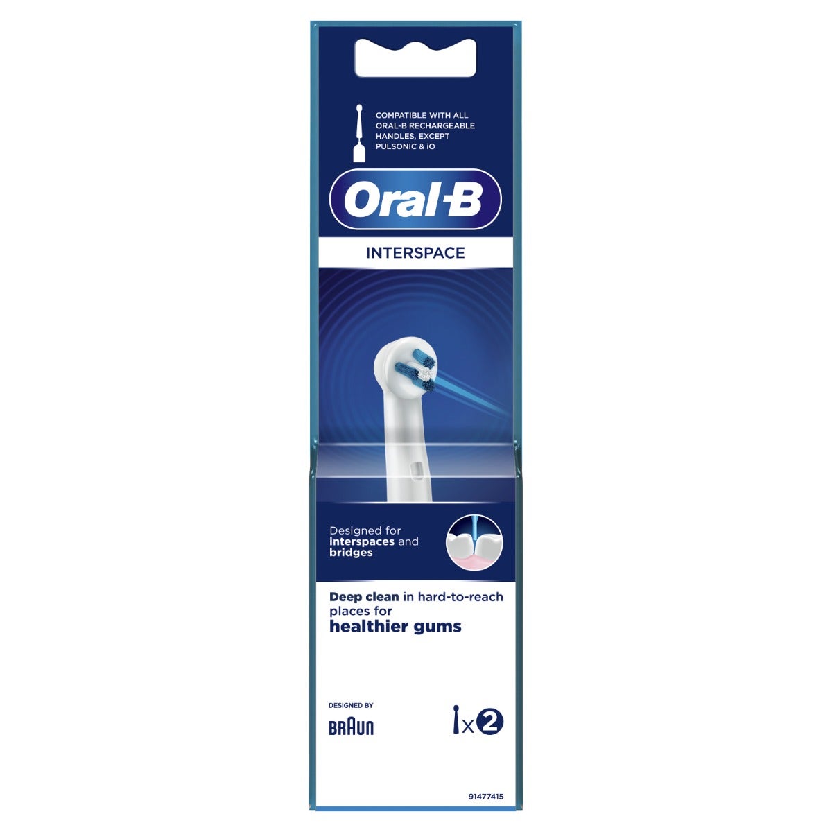 Oral-B Power Refill Interspace Ricarica Spazzolino Elettrico