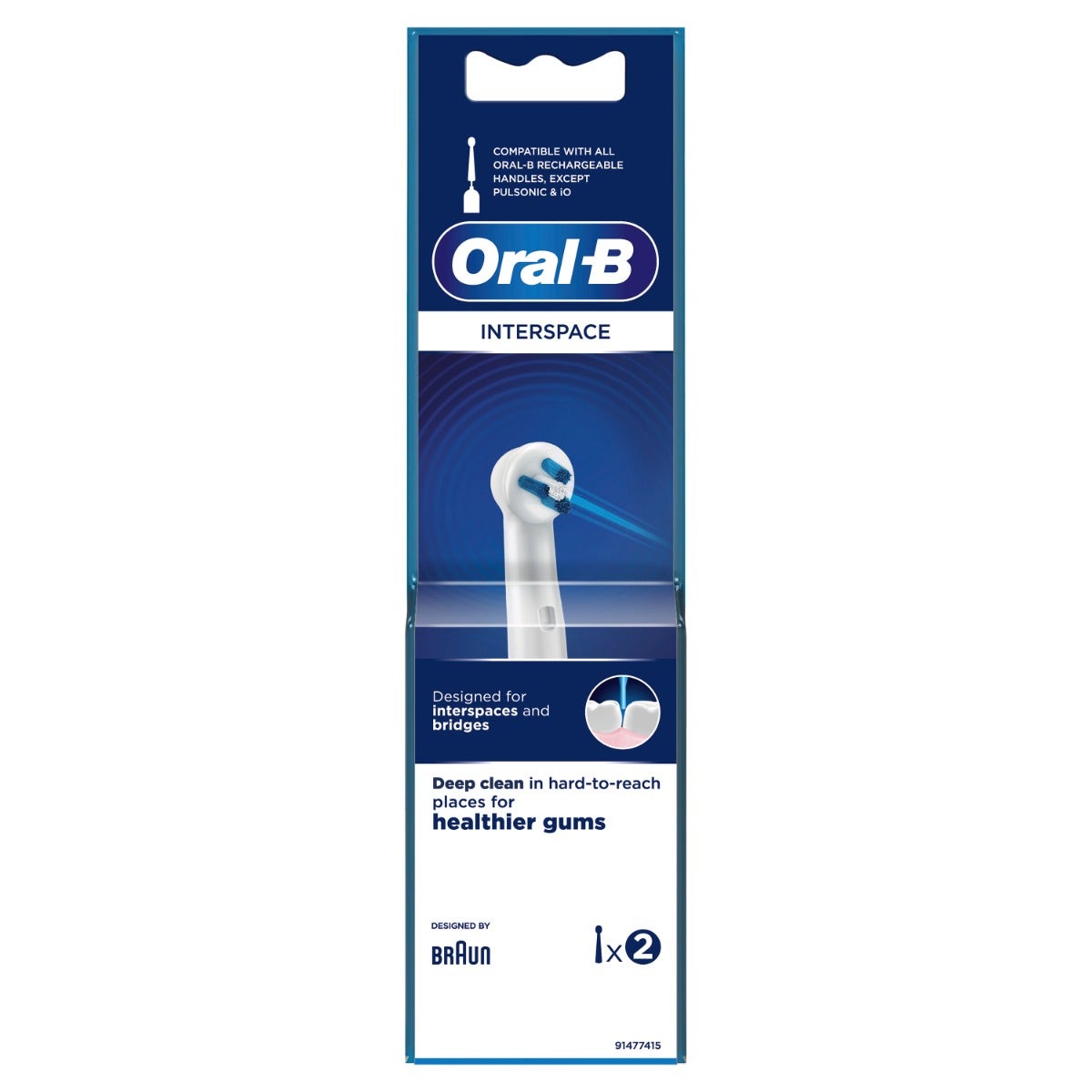 Oral-B Power Refill Interspace Ricarica Spazzolino Elettrico