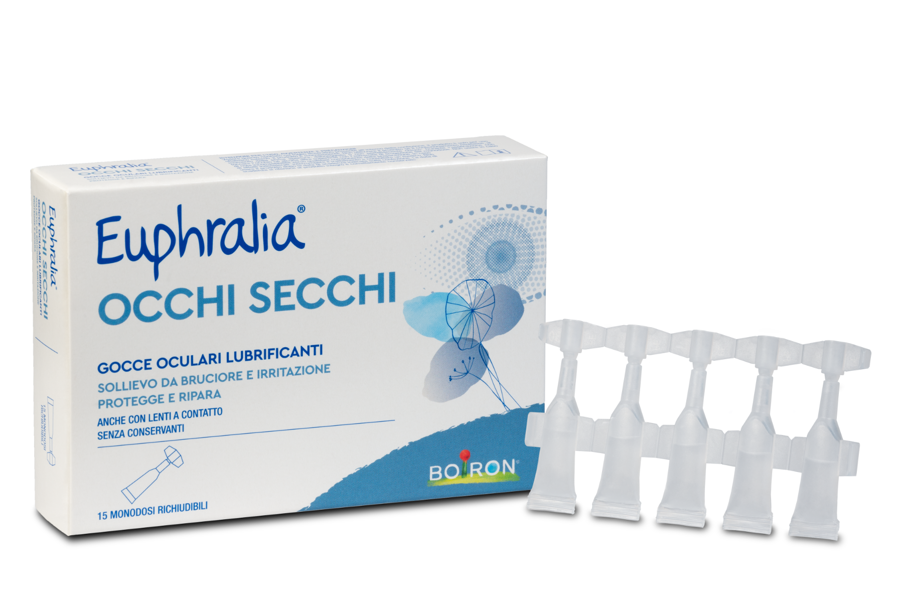 Boiron Euphralia Yeux secs Gouttes oculaires 15 monodoses