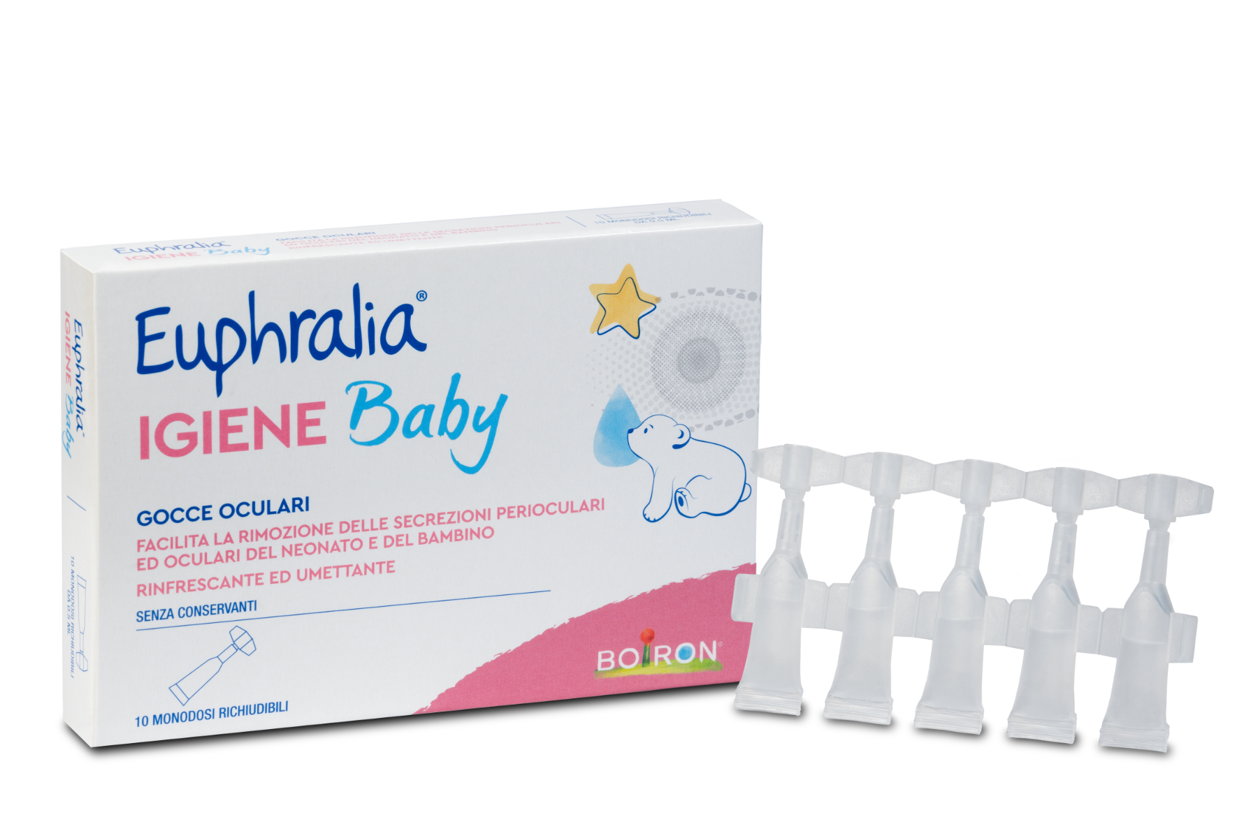 Boiron Euphralia Hygiène Bébé Gouttes Oculaires 10 Ampoules Unidoses