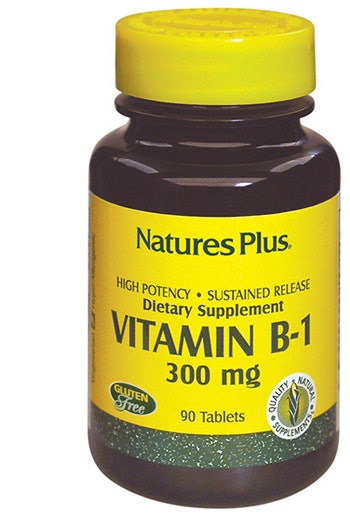 Natures Plus Vitamine B1 (thiamine) 300 mg, 90 comprimés