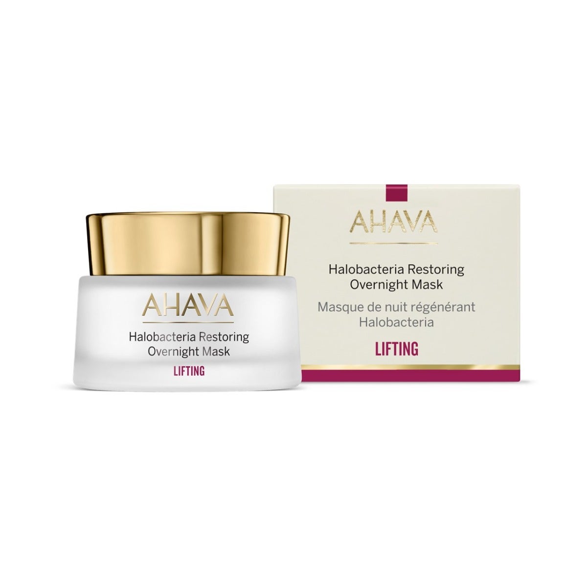 Ahava Halobacteria Masque de nuit réparateur pour le visage 50 ml