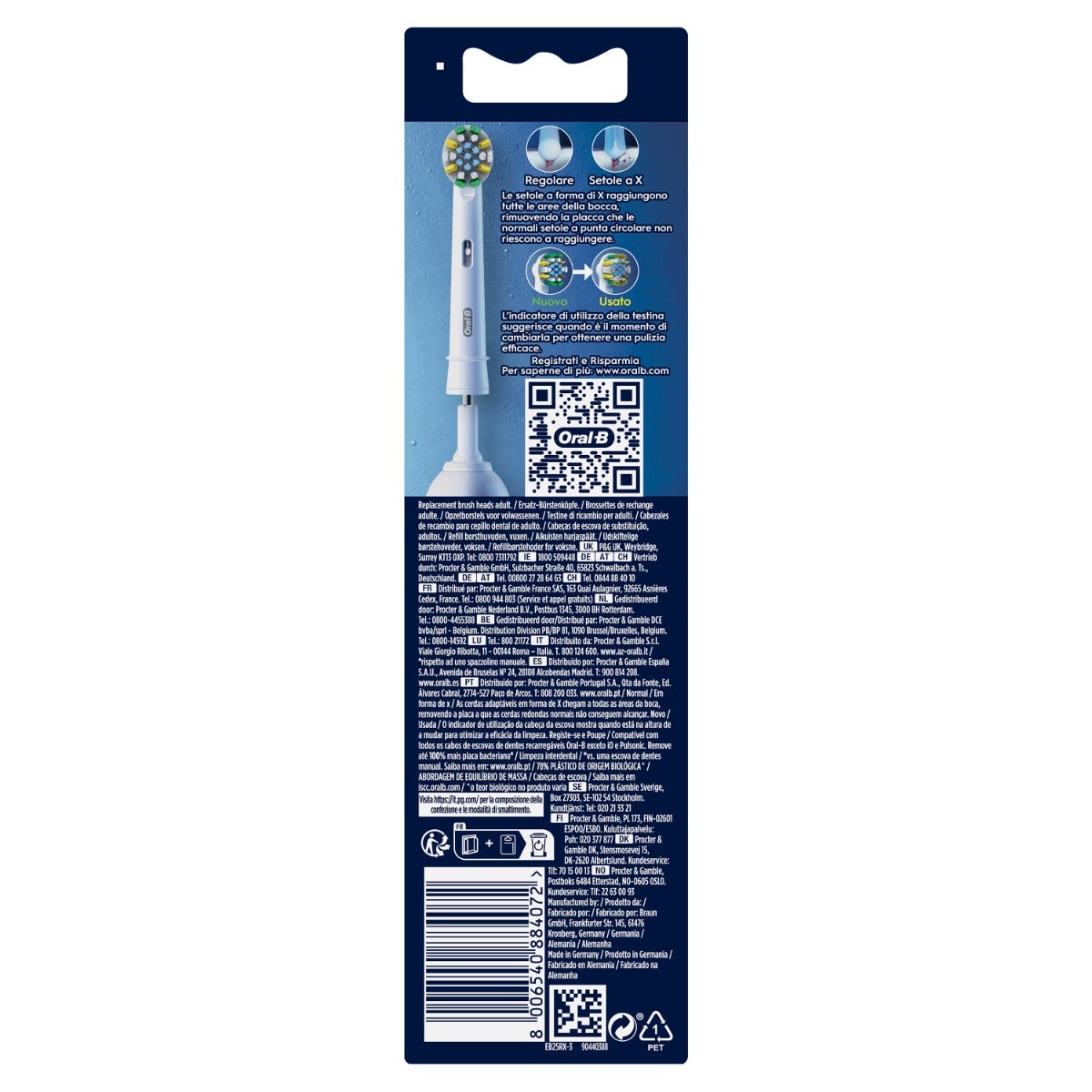 Oral-B Testine Di Ricambio Pro Floss Action 3 Pezzi