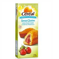 Cereal Mini Plumcake Fraise 210 g