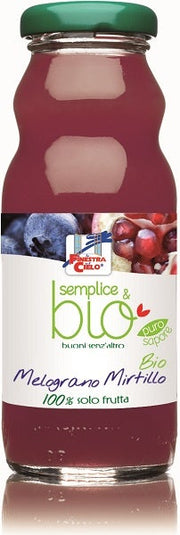La Finestra Sul Cielo Semplice&Bio Jus de grenade/myrtille bio 220 g
