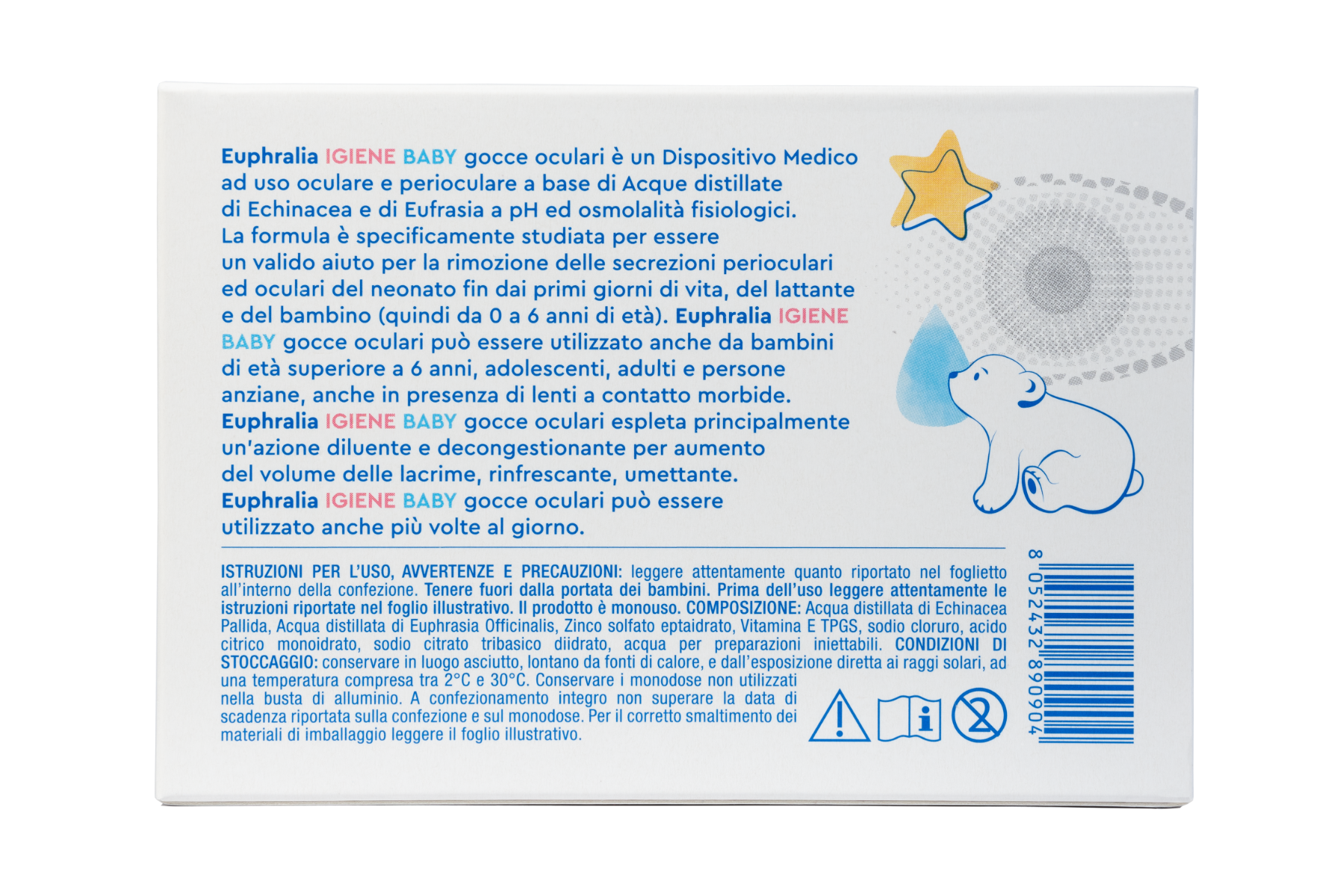 Boiron Euphralia Hygiène Bébé Gouttes Oculaires 10 Ampoules Unidoses