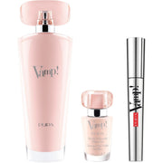 Pupa Kit Vamp Pink Eau De Parfum 100 ml+Mascara  9ml+Smalto Profumato Effetto Gel 9ml