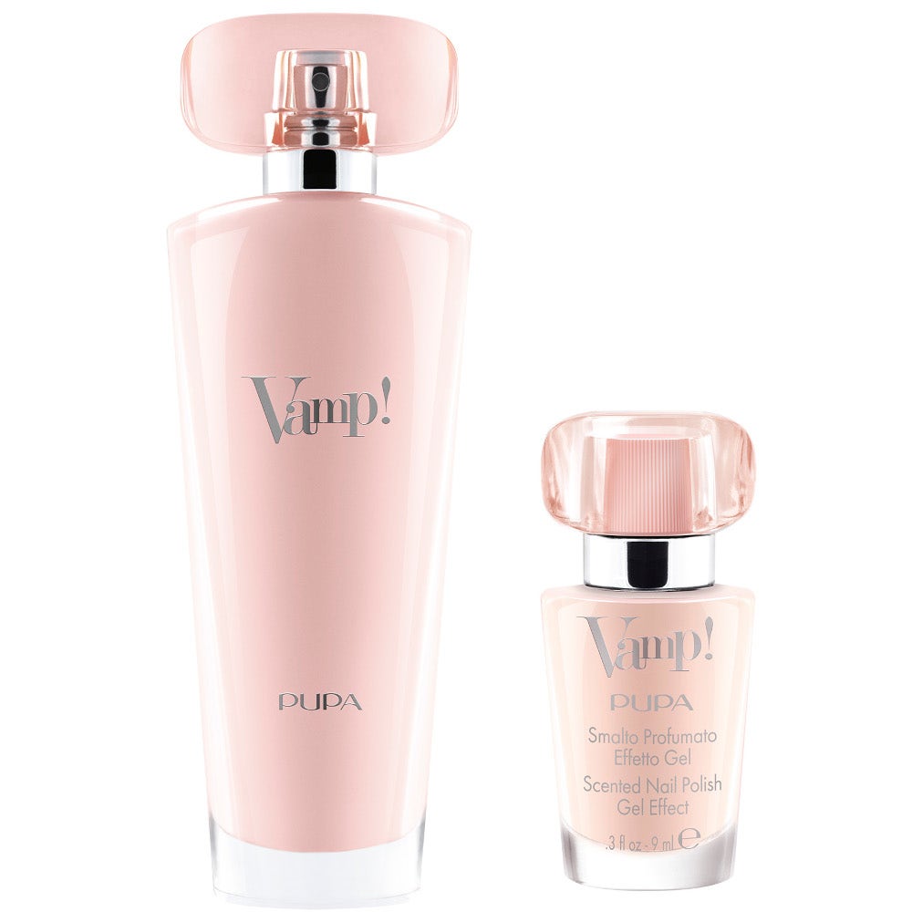 Kit Pupa Vamp Pink Eau de Parfum 50 ml + Vernis à ongles parfumé effet gel 9 ml
