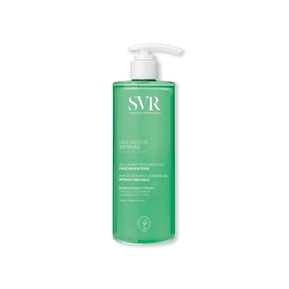 SVR Spiral Déo Douche Gel Nettoyant Déodorant 400 ml