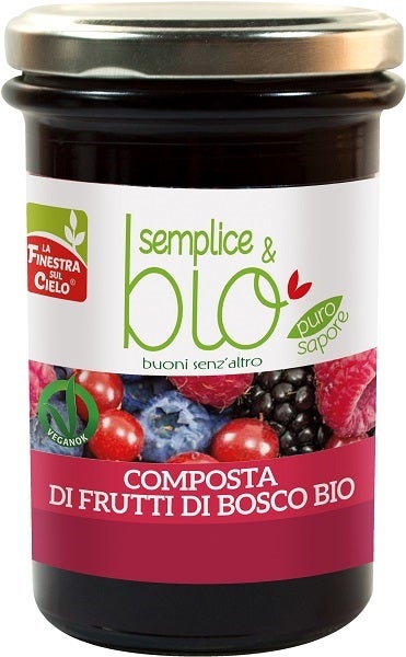 La Finestra Sul Cielo Semplice&Bio Compote de cassis bio 220 g