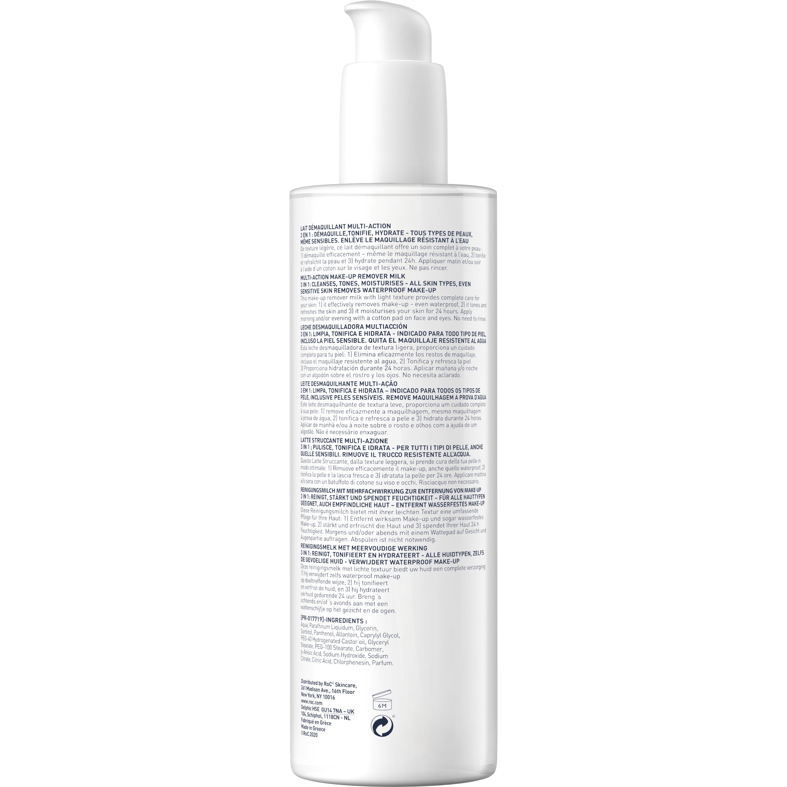 Roc Latte Struccante Multiazione 3 In 1 400ml