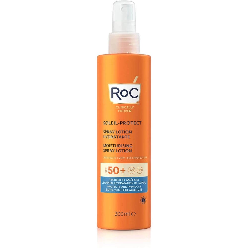 Roc Solare Corps Lotion Spray Hydratante SPF50+ 200 ml