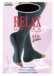Solidea Relax Gambaletto Unisex Punta Aperta 140 Denari Colore Nero Taglia 4 - XL