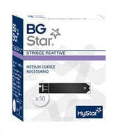 BGStar Mystar Extra 50 Strisce - Test Glicemia Accurato