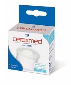 Ceroxmed Cerotto In Rocchetto Aerato In Tessuto Bianco 500x2.5cm 1 Pezzo