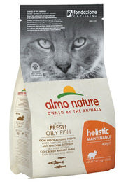 Almo Nature Holistic Maintenance Pesce Azzurro Fresco E Riso Cibo Secco Per Gatti Adulti Sacco 400g