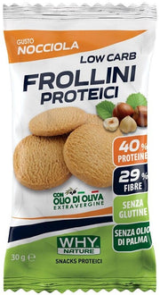 Why Nature Frollini Proteici Gusto Nocciola 30g