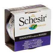 Schesir Tonnetto Con Filetti Di Manzo Cibo Umido Gatti Adulti Lattina 85g