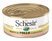 Schesir Tonnetto à la dorade, nourriture humide pour chats adultes, sachet de 50 g