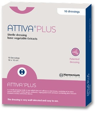 Medicazione Attiva Plus 10x10 Non Aderente 10 Pezzi