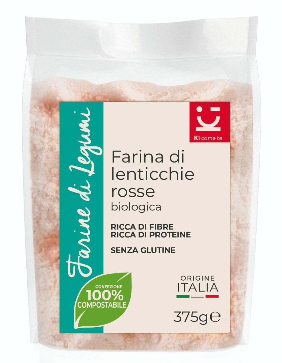 Ki Farina Di Lenticchie Rosse Decorticate Senza Glutine 375g