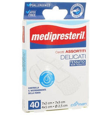 Medipresteril Pansements délicats assortis, 4 formats, 40 pièces