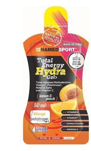 Named Sport Total Energy Hydra Gel Citron Et Pêche 50 ml