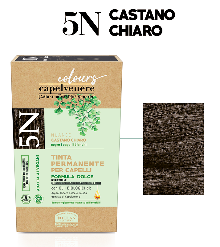 Helan Capelvenere Colours Tinta Capelli 5N Castano Chiaro