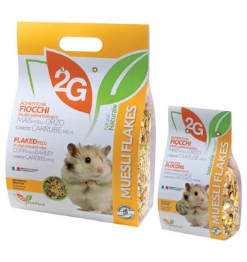 2G PET FOOD MUESLI FLAKES 350G