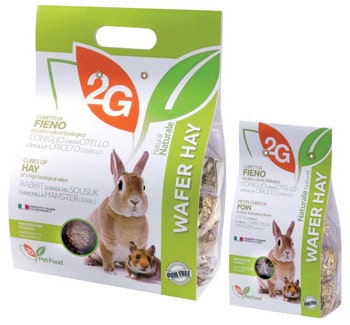 2G PET FOOD WAFER HAY 350G