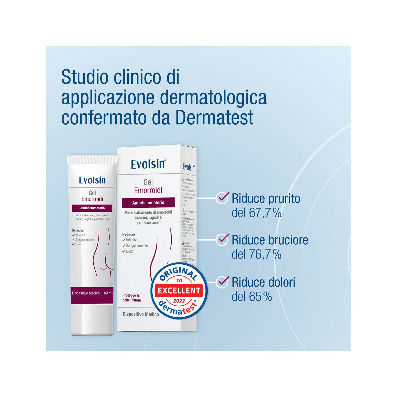 Evolsin Gel pour hémorroïdes 40 ml