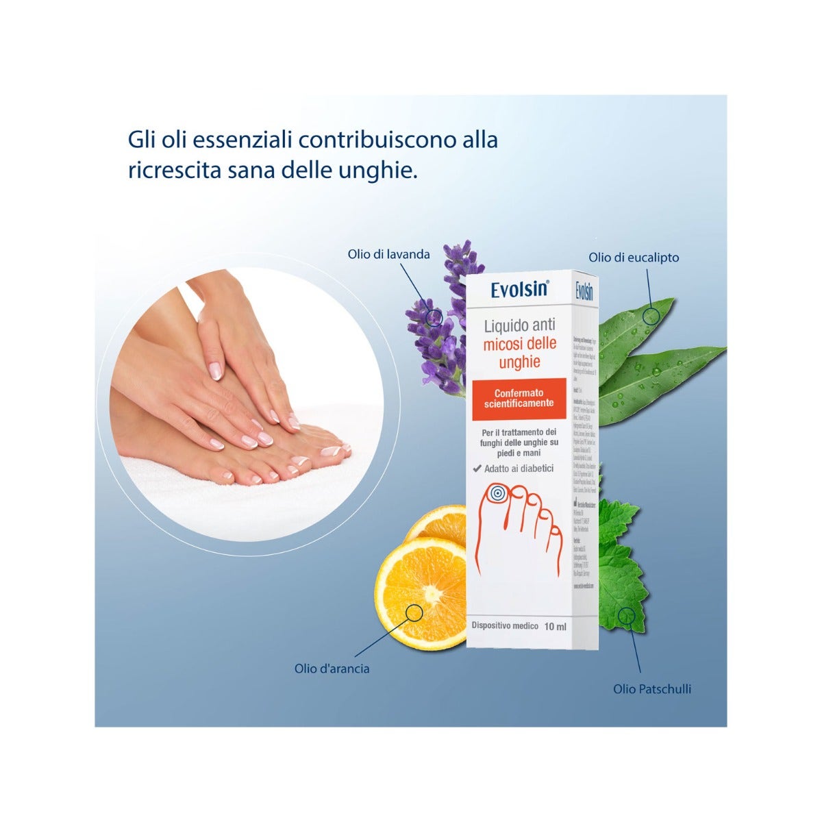Evolsin Liquide Antifongique pour Ongles 10 ml