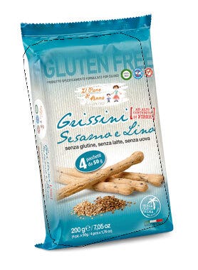 PANE ANNA GRISSINI SESAMO/LINO